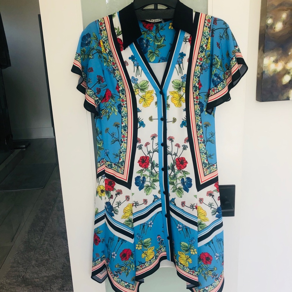 Alice and Olivia handkerchief dress